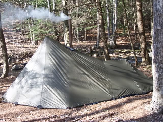 Палатка с печкой
