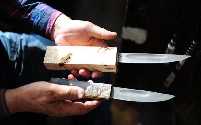 клинок якутского ножа