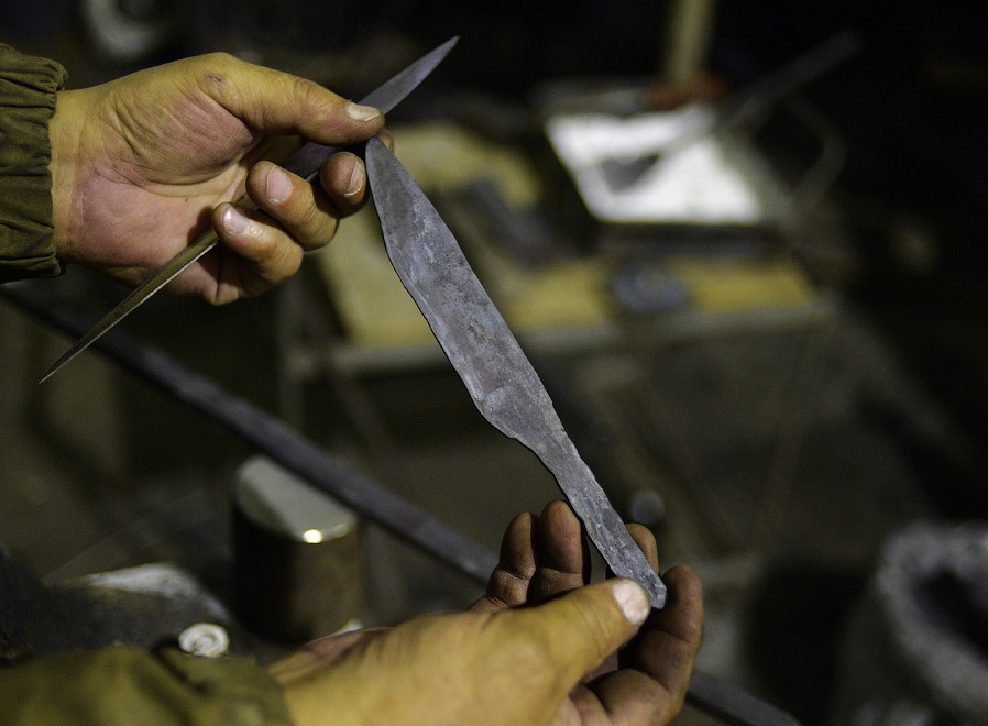 рукоятка якутского ножа