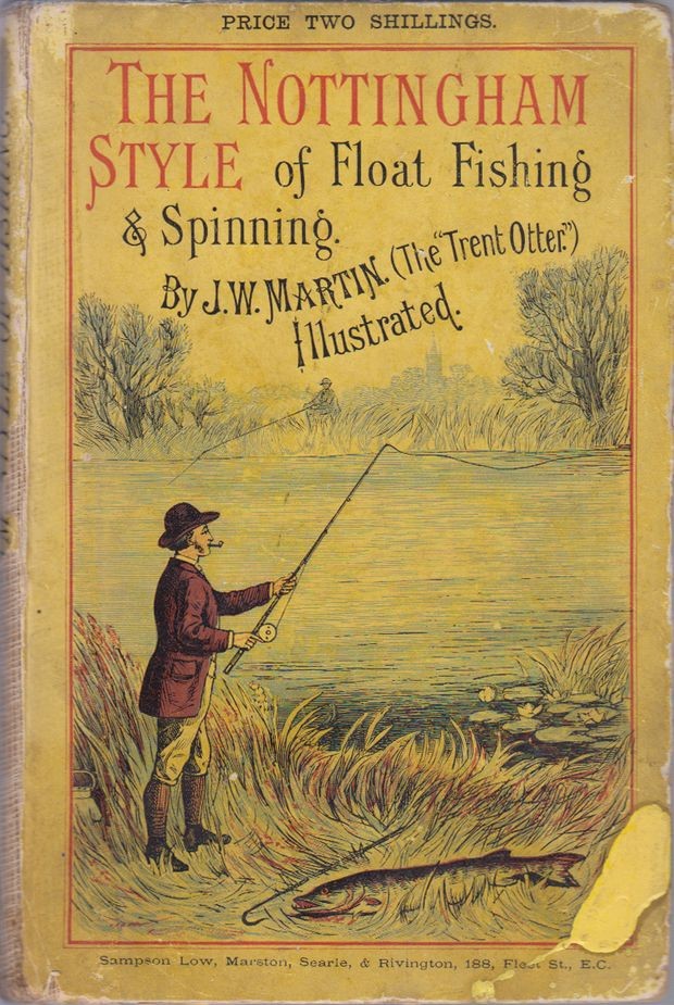 Обложка книги о рыбалке. 1884 г.